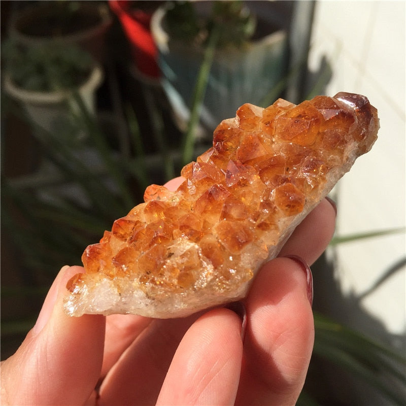 Citrine Druzy Crystal Clusters - thebodymindsoulshop