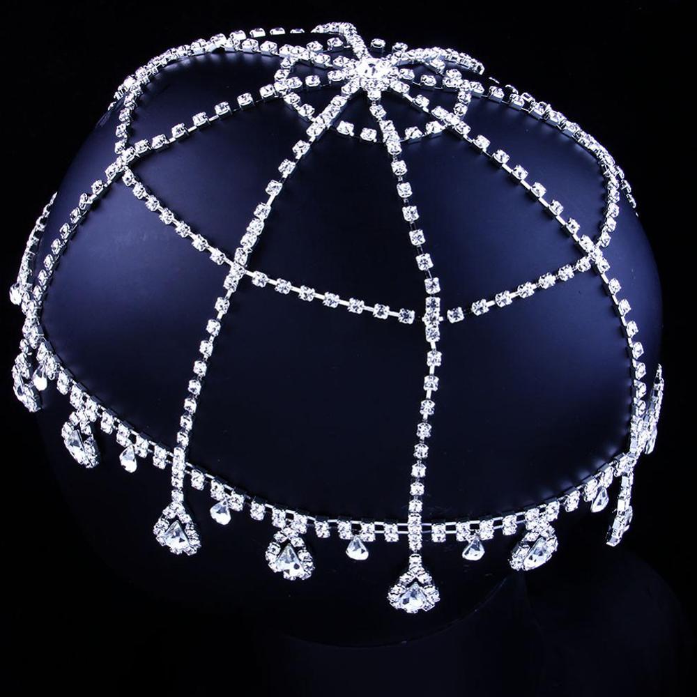 Rhinestone Teardrop Headwear - thebodymindsoulshop