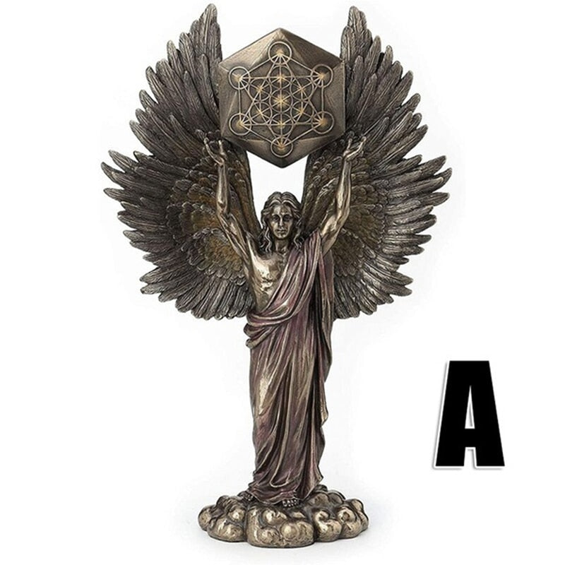 Sacred Geometry Angel statues - thebodymindsoulshop