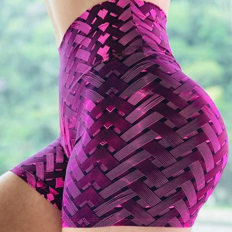 Fun High Waist Yoga Shorts - thebodymindsoulshop