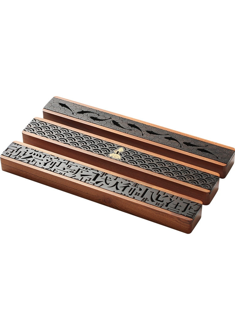 Carved Wooden Incense Box - thebodymindsoulshop