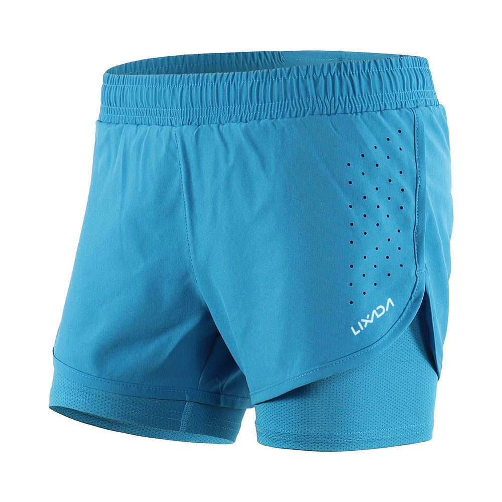 2 In 1 Running Shorts, Yoga Shorts - thebodymindsoulshop