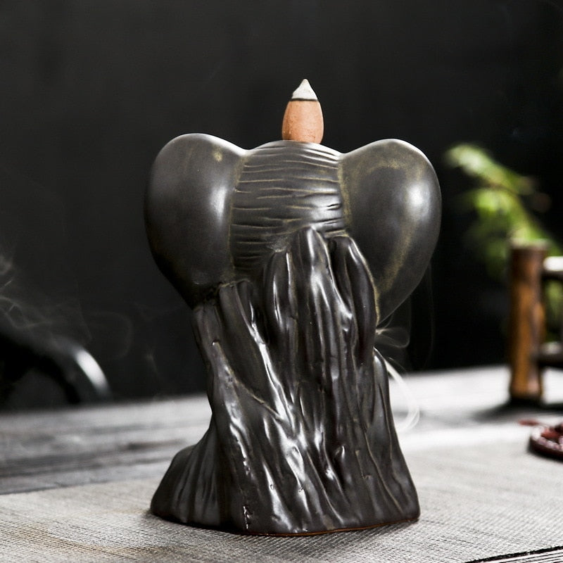 Elephant Backflow Incense Holder - thebodymindsoulshop