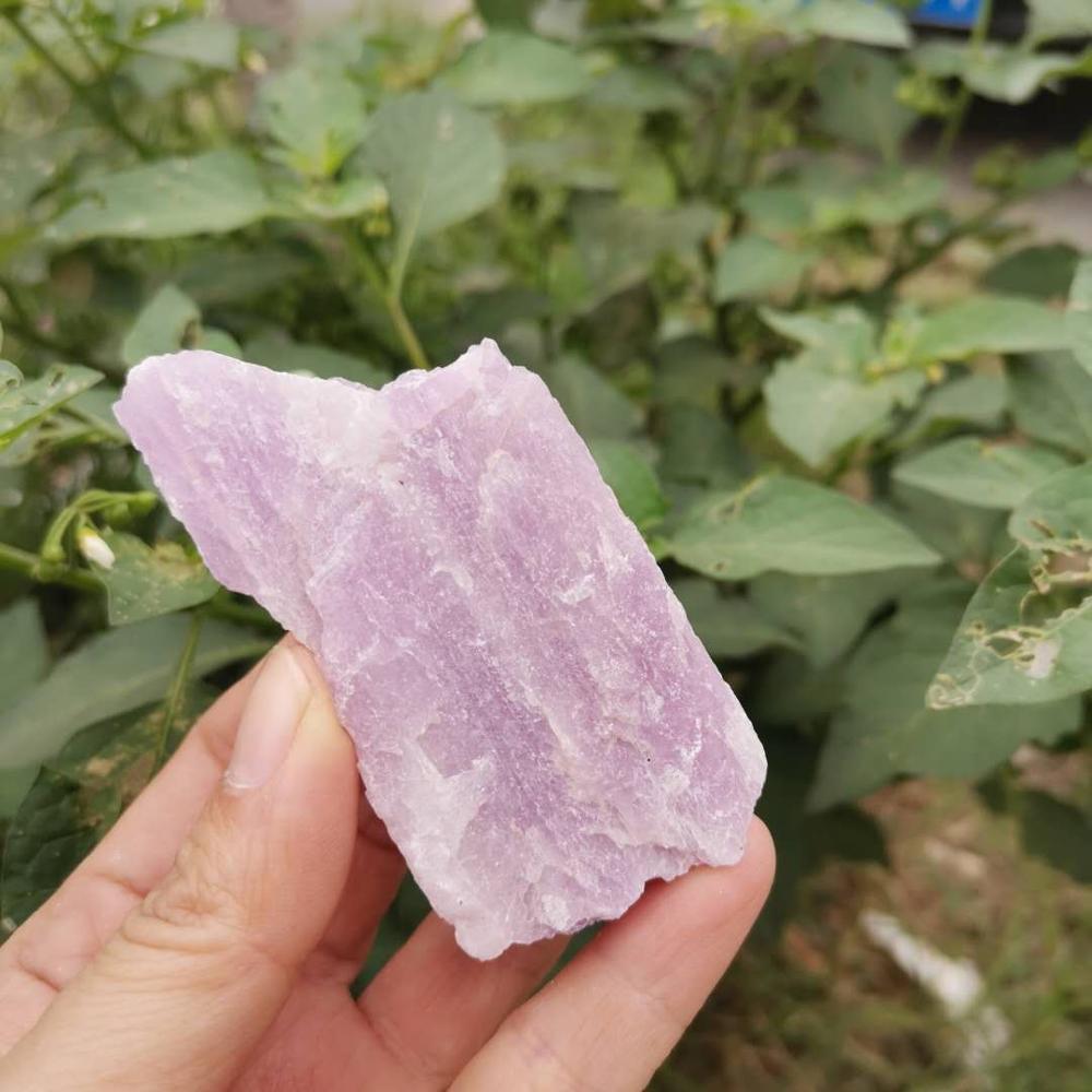 130g Natural Kunzite Raw Crystal Specimen - thebodymindsoulshop