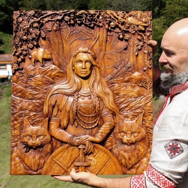 Large Viking Mythology Wall Sculptures - thebodymindsoulshop