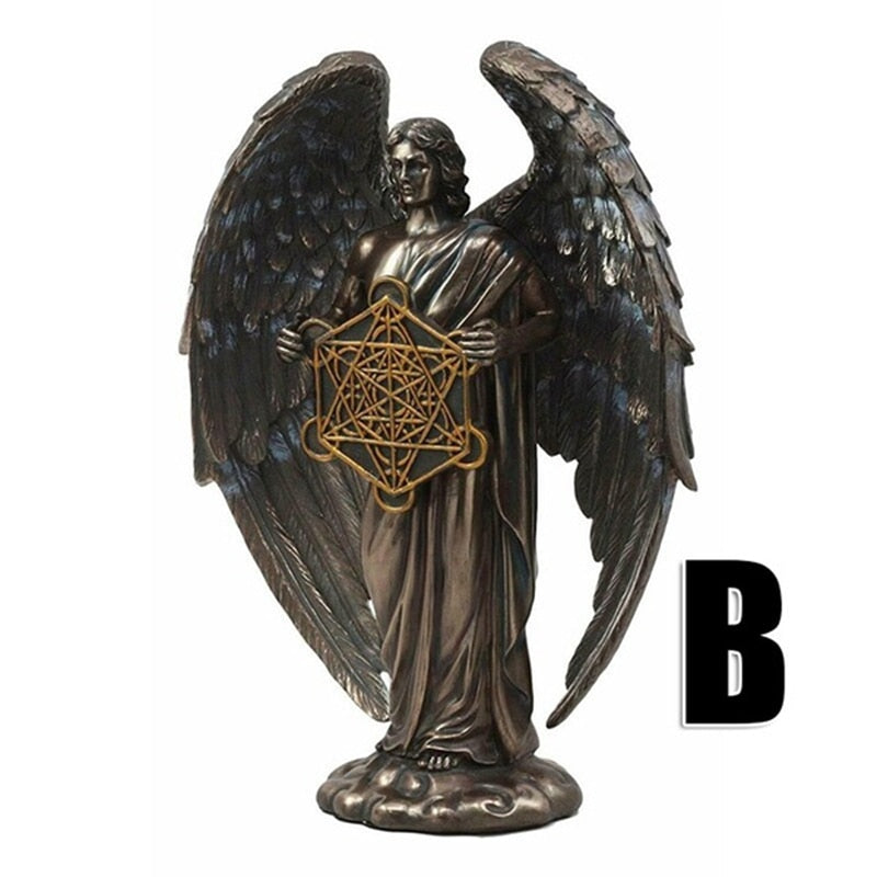 Sacred Geometry Angel statues - thebodymindsoulshop