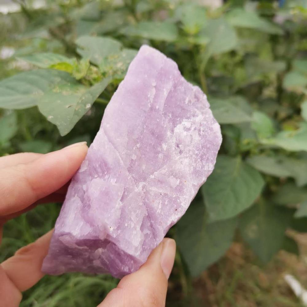 130g Natural Kunzite Raw Crystal Specimen - thebodymindsoulshop