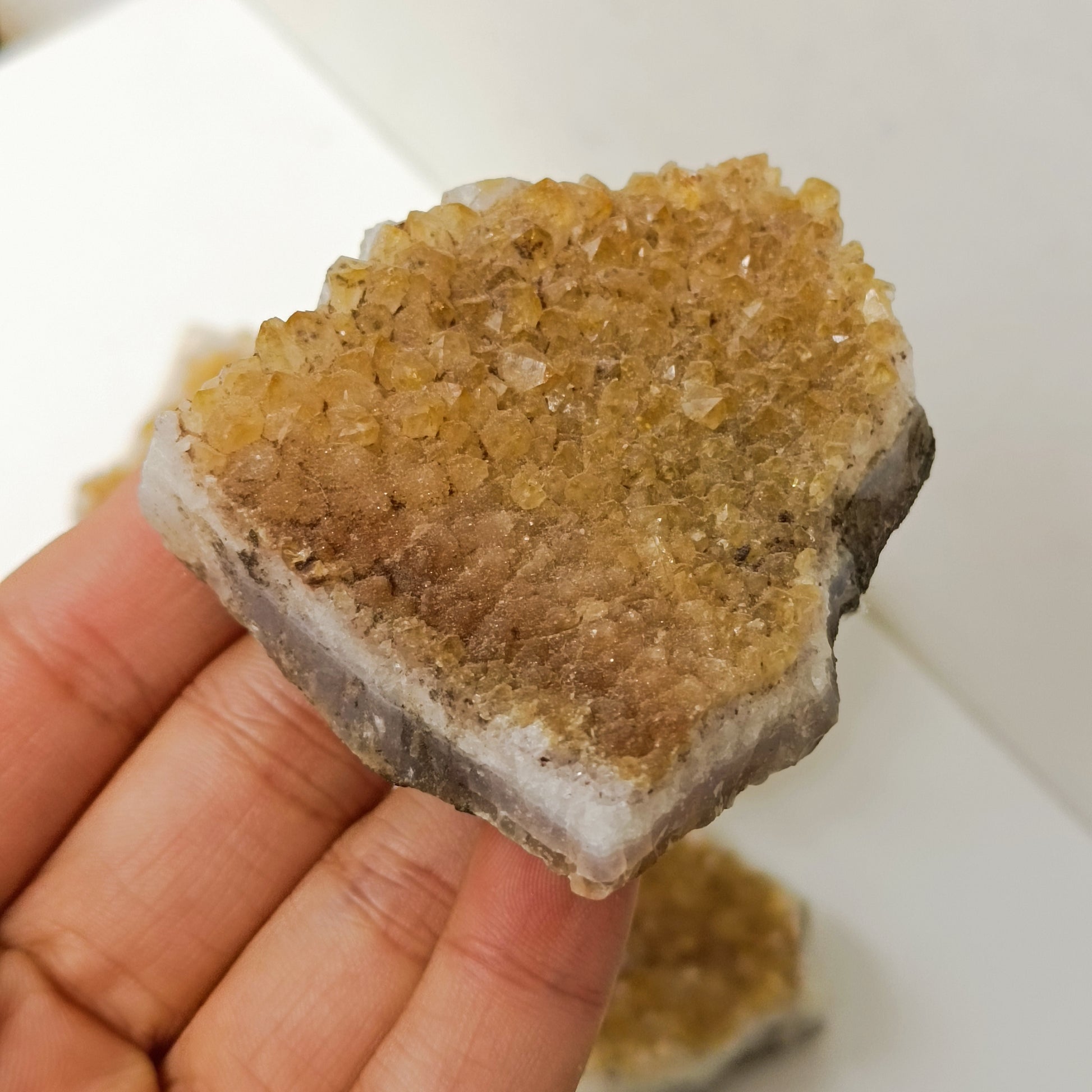 Citrine Druzy Crystal Cluster - thebodymindsoulshop