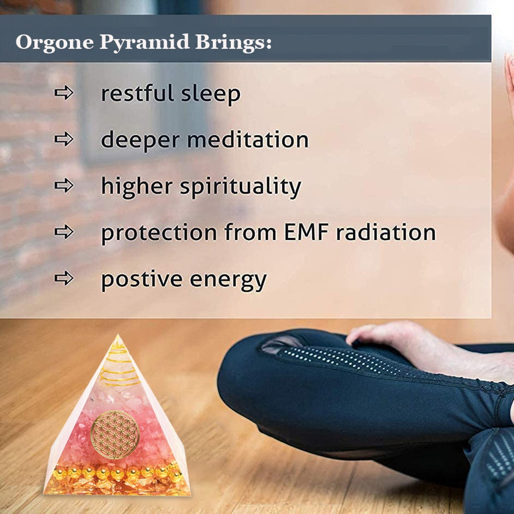 Various Energy Pyramids (Lamp base available) - thebodymindsoulshop