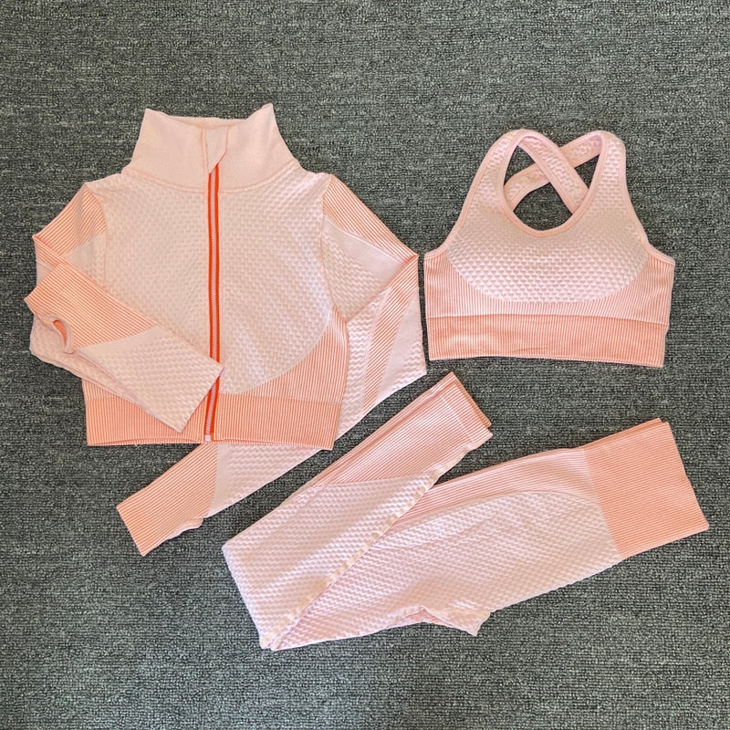 2/3PCS Seamless Women's Yoga Set - thebodymindsoulshop