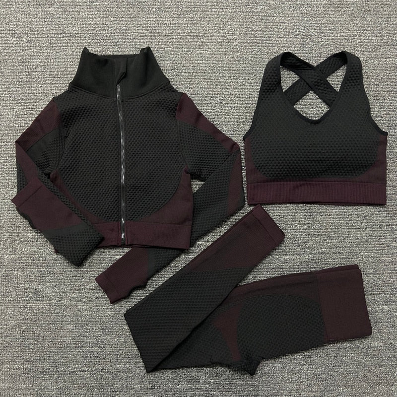 2/3PCS Seamless Women's Yoga Set - thebodymindsoulshop