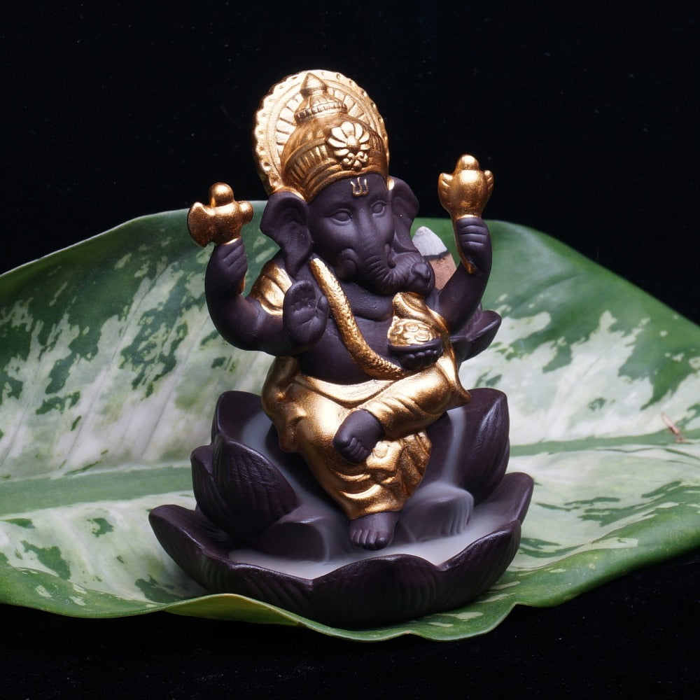 Ganesh Backflowing Incense Burner - thebodymindsoulshop