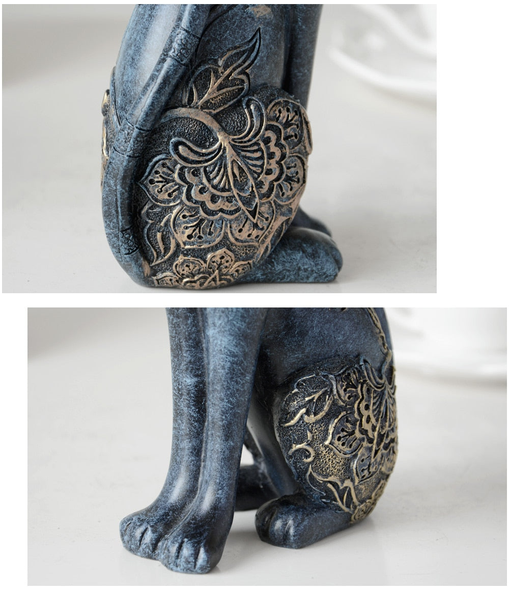 Pair of Cat statues (3 colors available) - thebodymindsoulshop