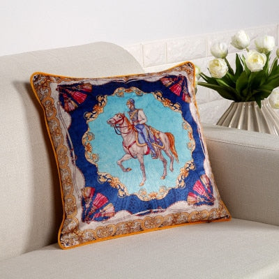 Velvet Print Pillow Case - thebodymindsoulshop