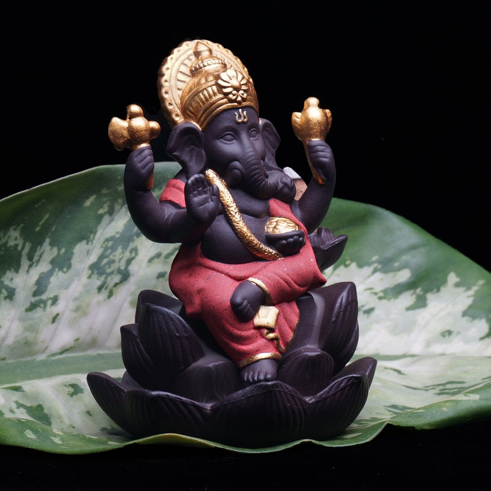 Ganesh Backflowing Incense Burner - thebodymindsoulshop