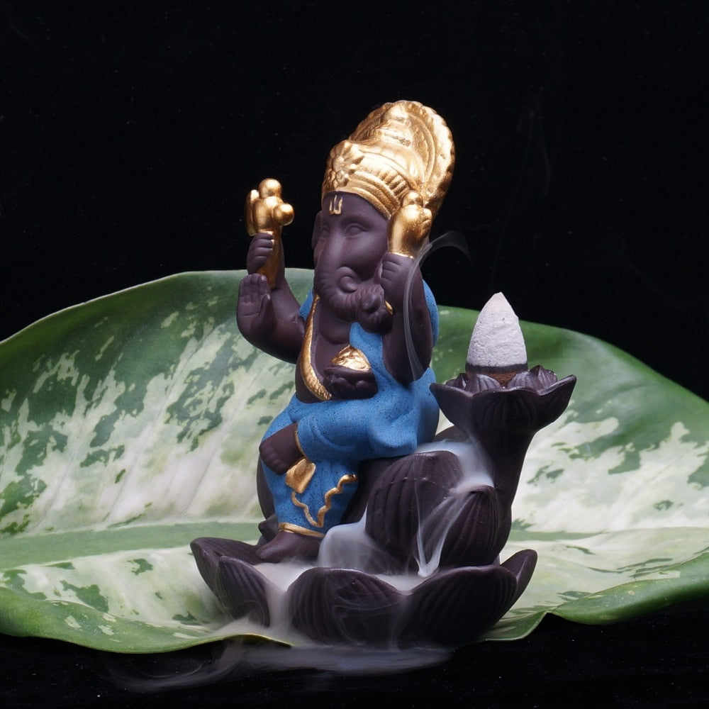 Ganesh Backflowing Incense Burner - thebodymindsoulshop