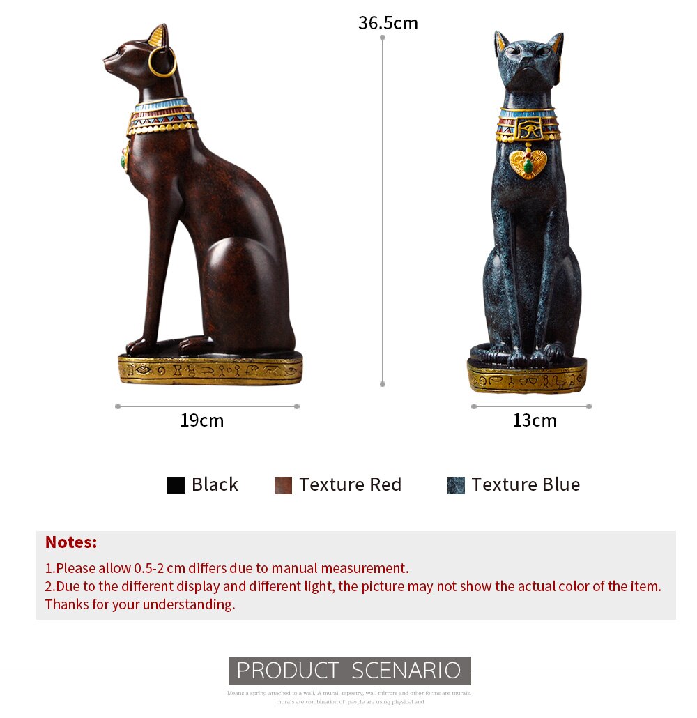 Egyptian Cat sculptures (Bast) - thebodymindsoulshop