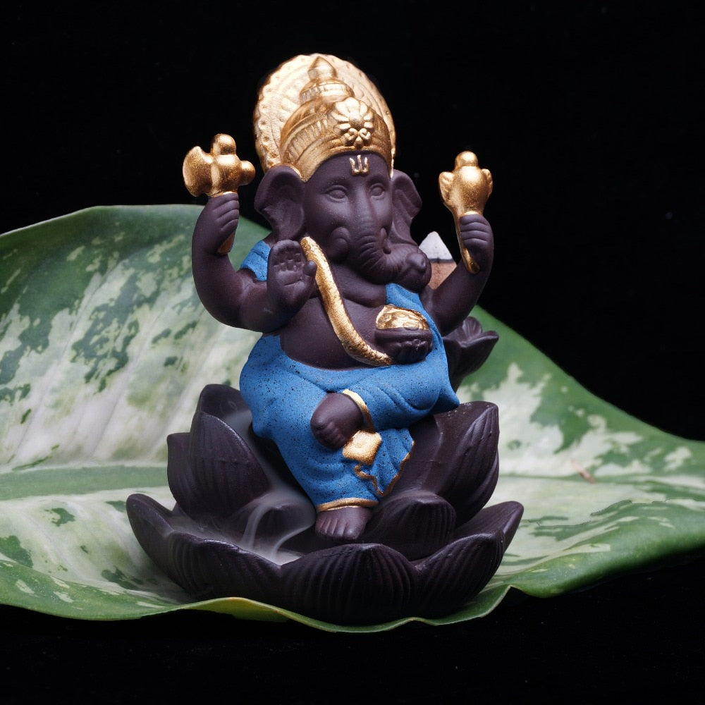 Ganesh Backflowing Incense Burner - thebodymindsoulshop