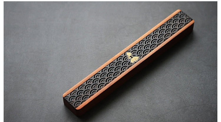 Carved Wooden Incense Box - thebodymindsoulshop