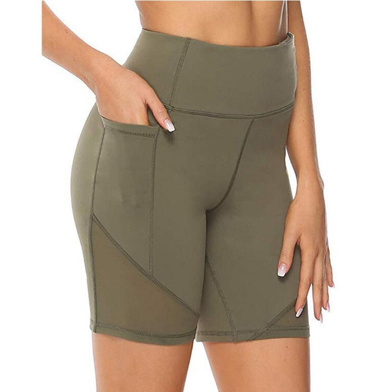 Women's Yoga Shorts - thebodymindsoulshop