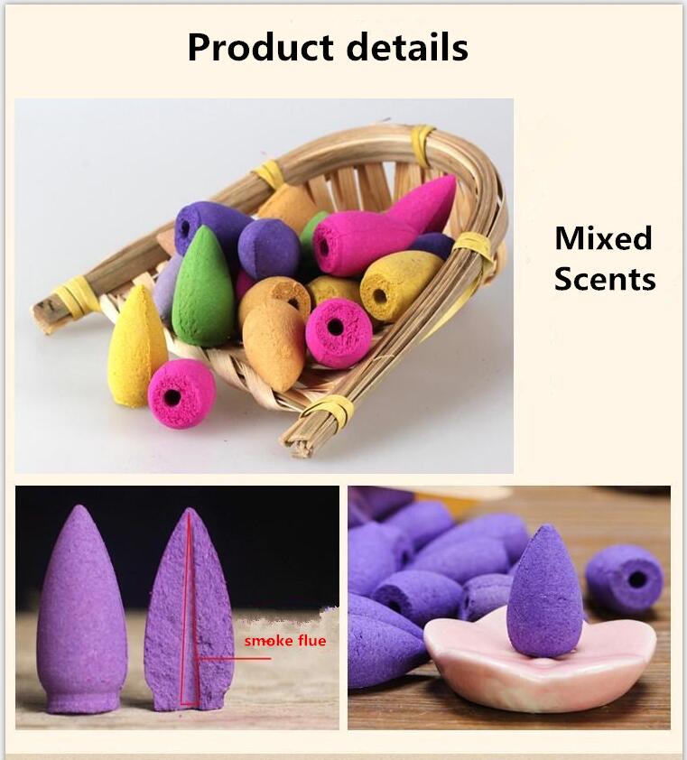 About 200pcs Backflow Incense Cones - thebodymindsoulshop