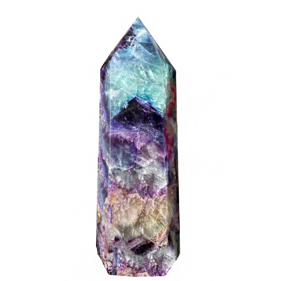 Large Fluorite Crystal Point - thebodymindsoulshop