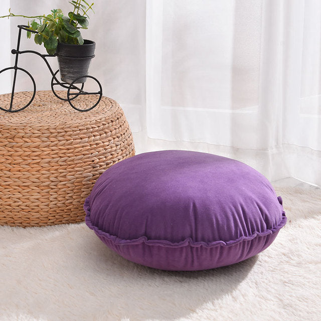 Round Cushion Covers Velvet - thebodymindsoulshop