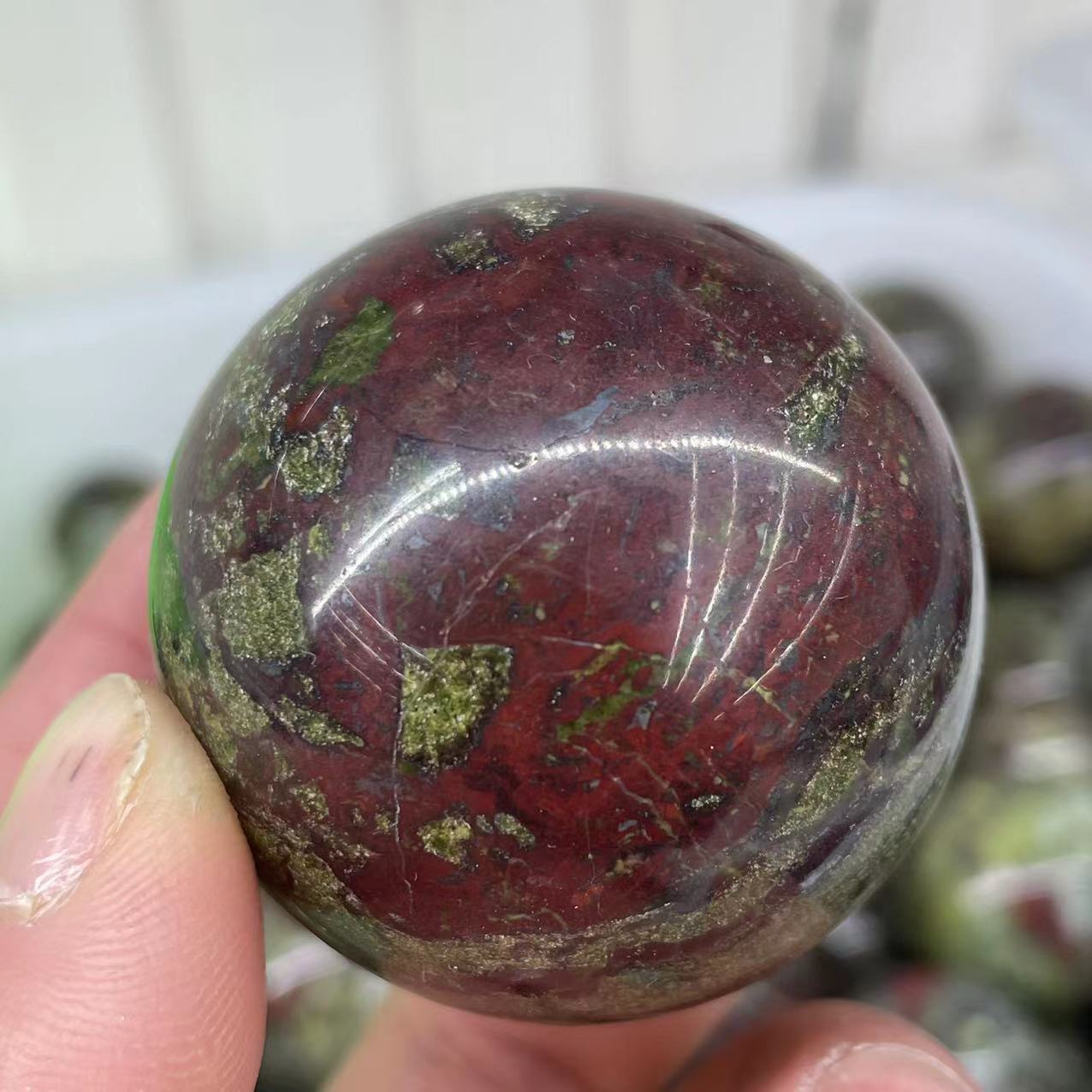 Dragon Blood Quartz Crystal Sphere - thebodymindsoulshop