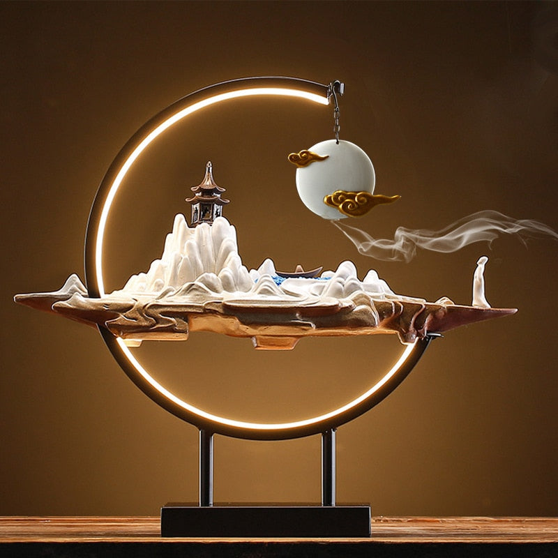 Zen Backflow Incense Holder/Light - thebodymindsoulshop