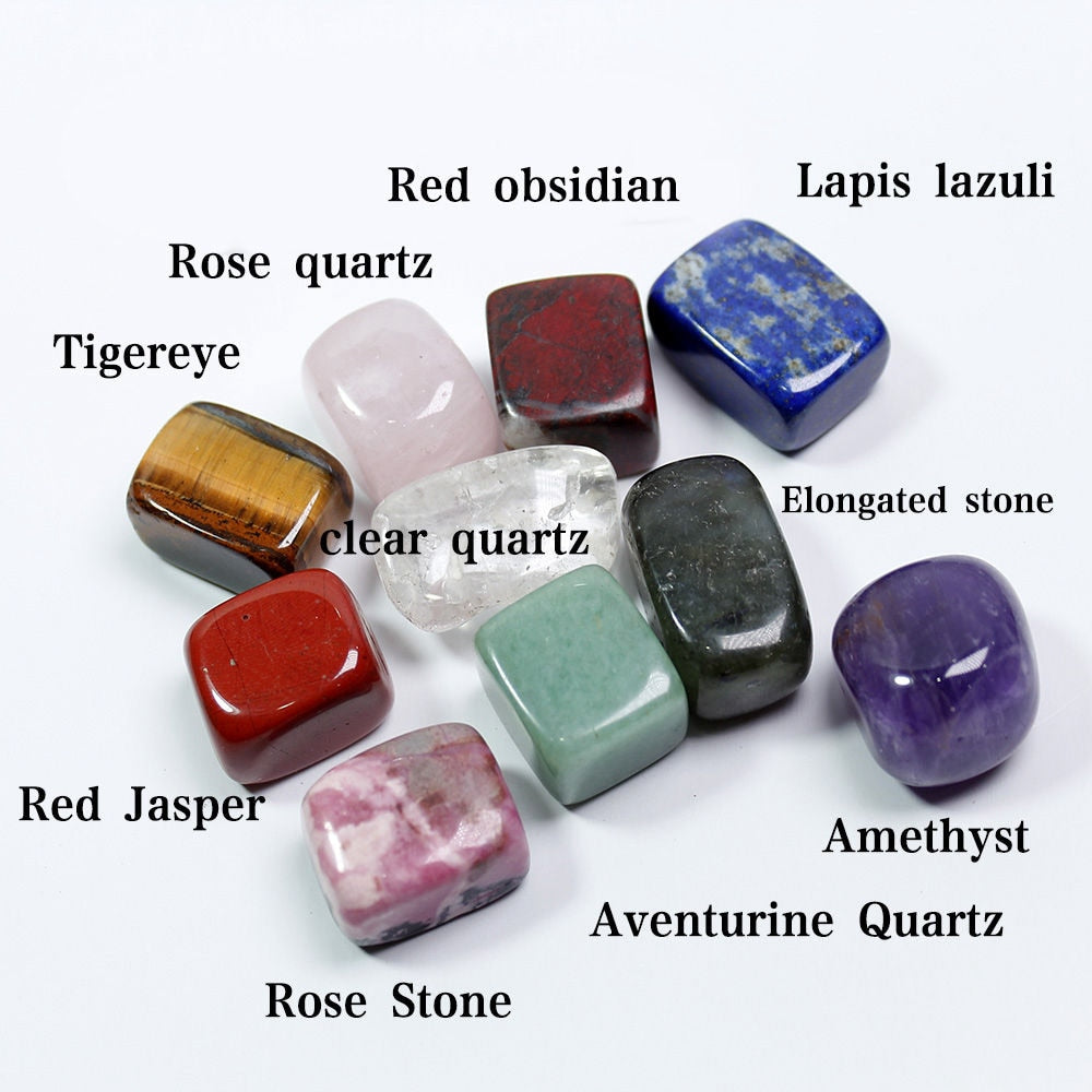 Chakra Healing Polished Tumbled Stone Set - thebodymindsoulshop