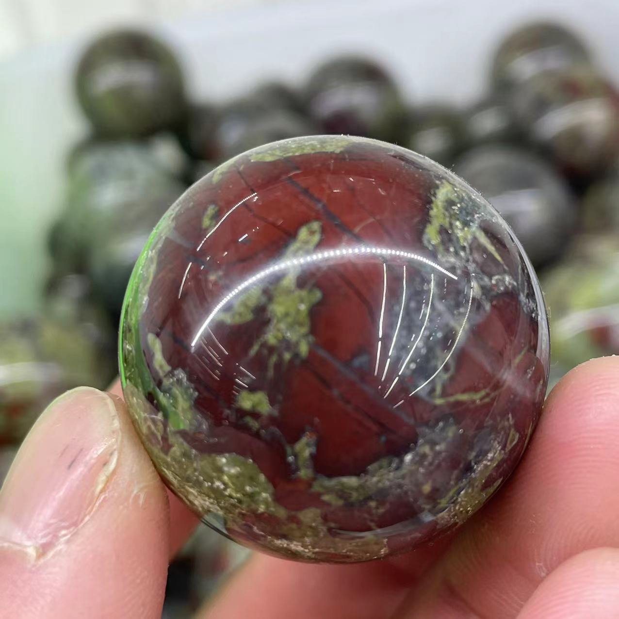 Dragon Blood Quartz Crystal Sphere - thebodymindsoulshop