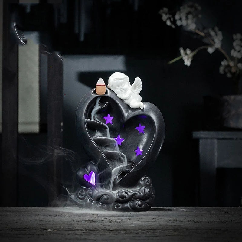 Angel Backflow Incense Burner - thebodymindsoulshop