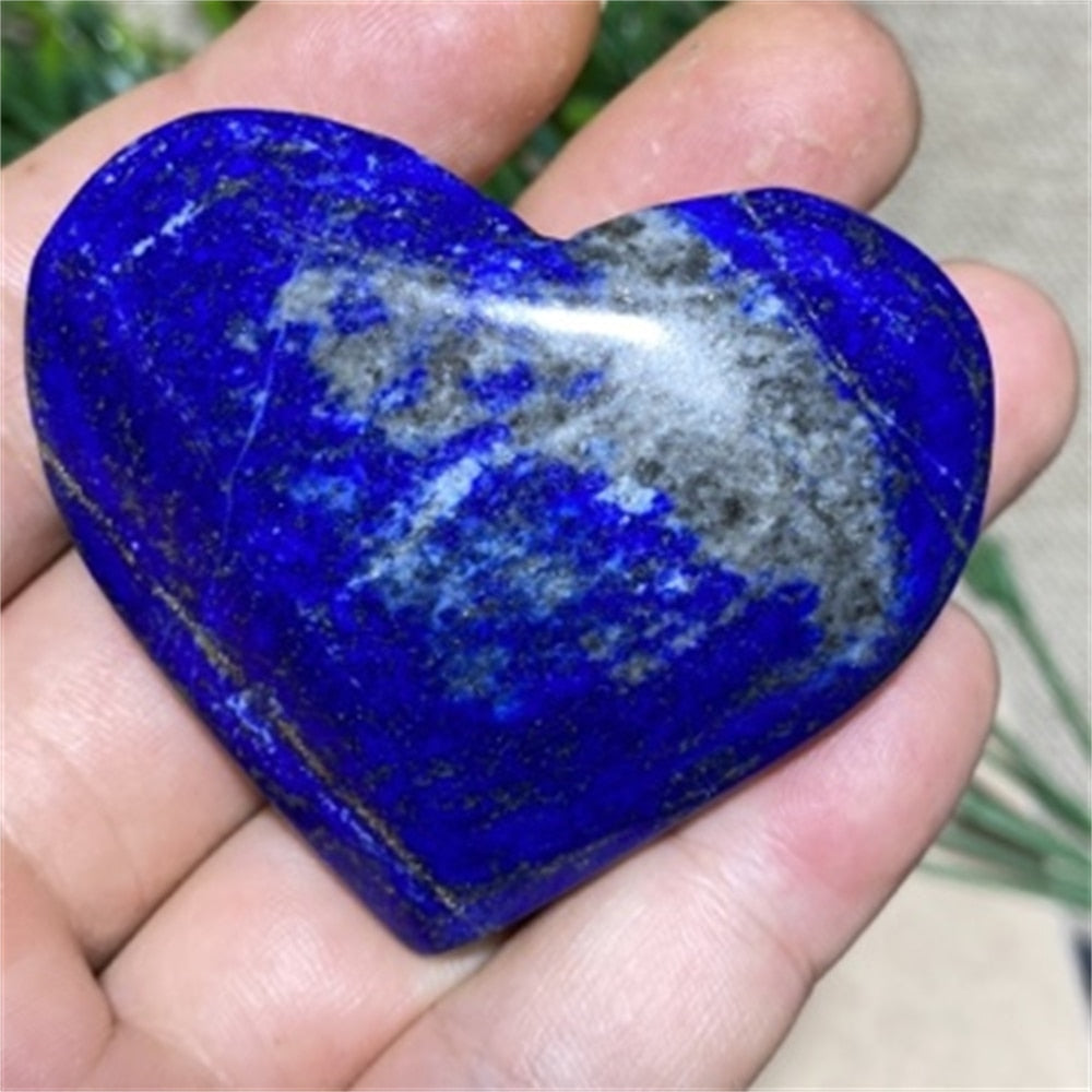 Lapis Lazuli Blue Heart - thebodymindsoulshop