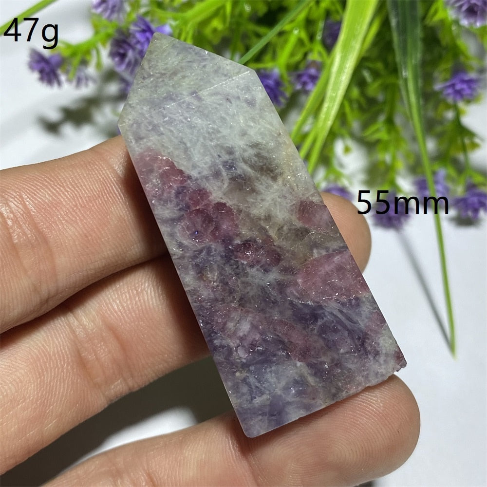 Unicorn Tourmaline And Mica Sheet Pillar - thebodymindsoulshop