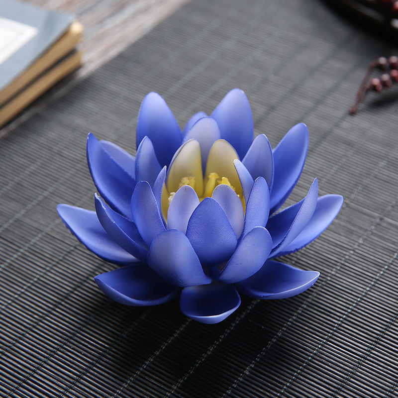 Handmade Water Lily Incense Burner (2 pc) - thebodymindsoulshop