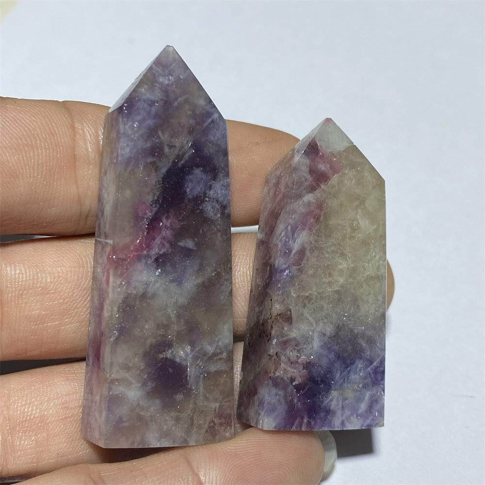 Unicorn Tourmaline And Mica Sheet Pillar - thebodymindsoulshop