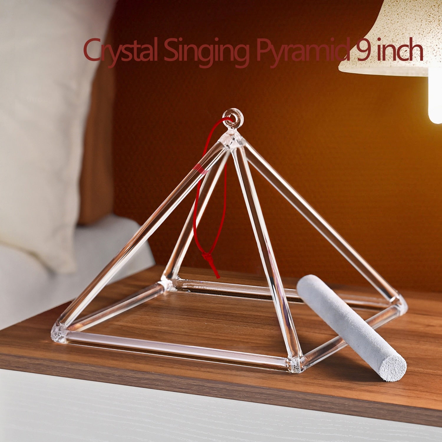 Crystal Pyramid Bell - thebodymindsoulshop