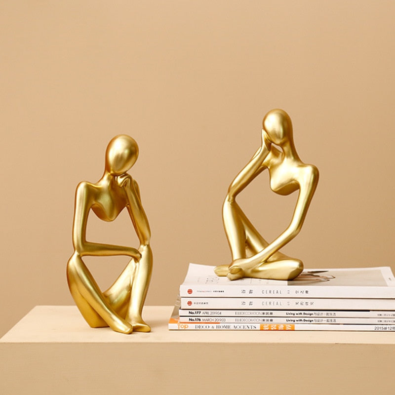 Modern Abstract Thinker Statues - thebodymindsoulshop