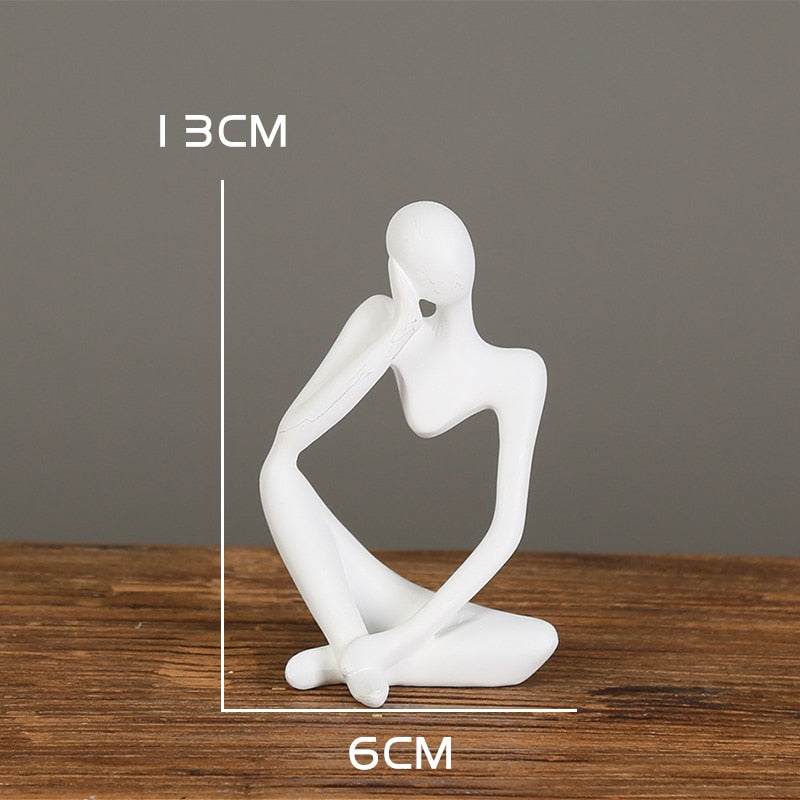 Modern Abstract Thinker Statues - thebodymindsoulshop