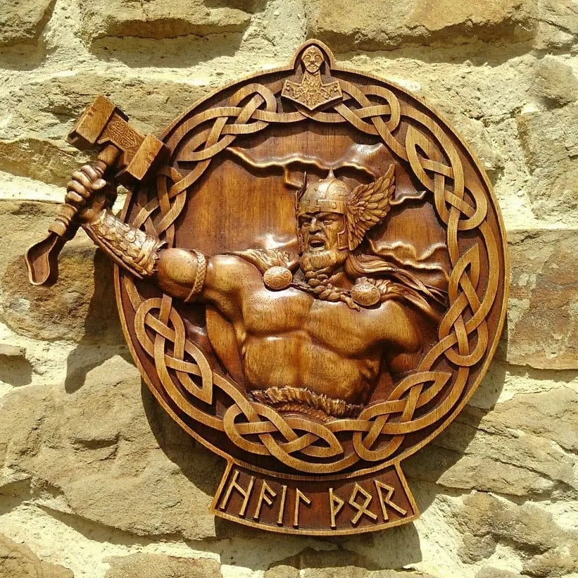 Large Viking Mythology Wall Sculptures - thebodymindsoulshop