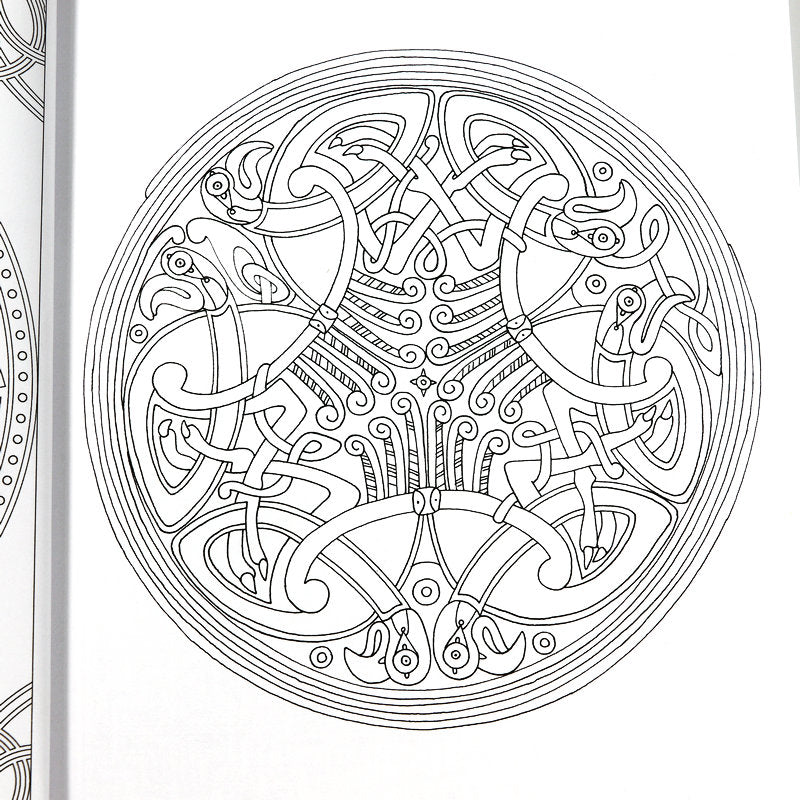 Celtic graphic Coloring Book - thebodymindsoulshop