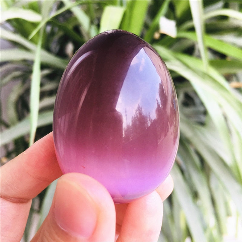 Purple Opalite egg - thebodymindsoulshop