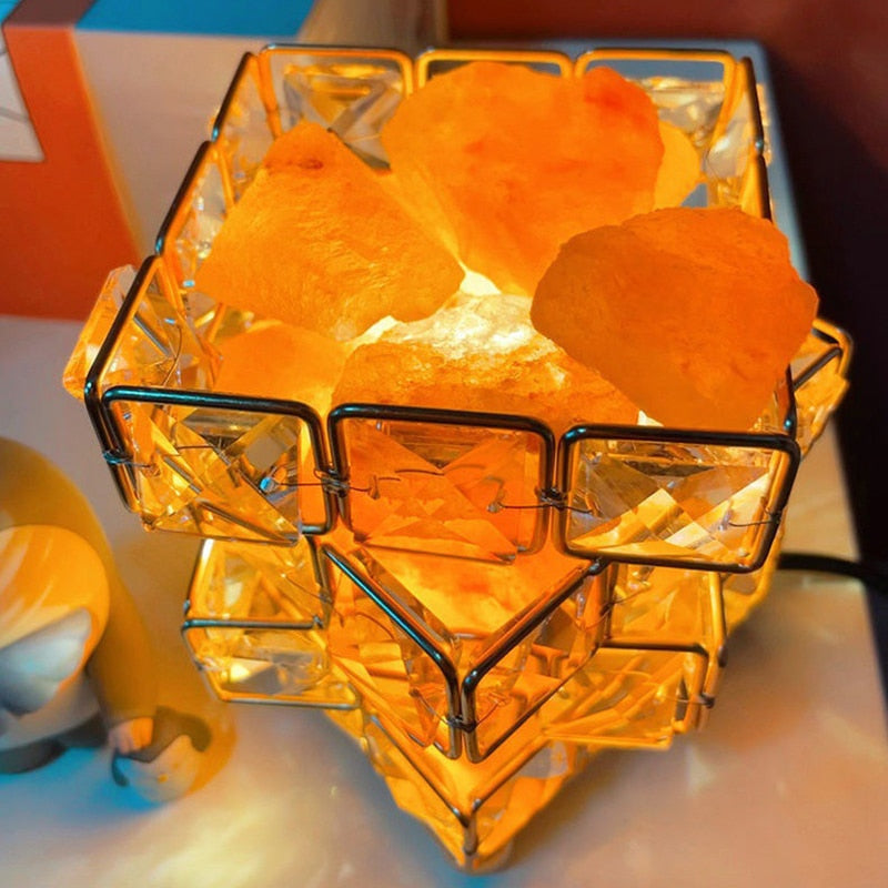 USB Crystal Table Lamp Salt Lamp - thebodymindsoulshop