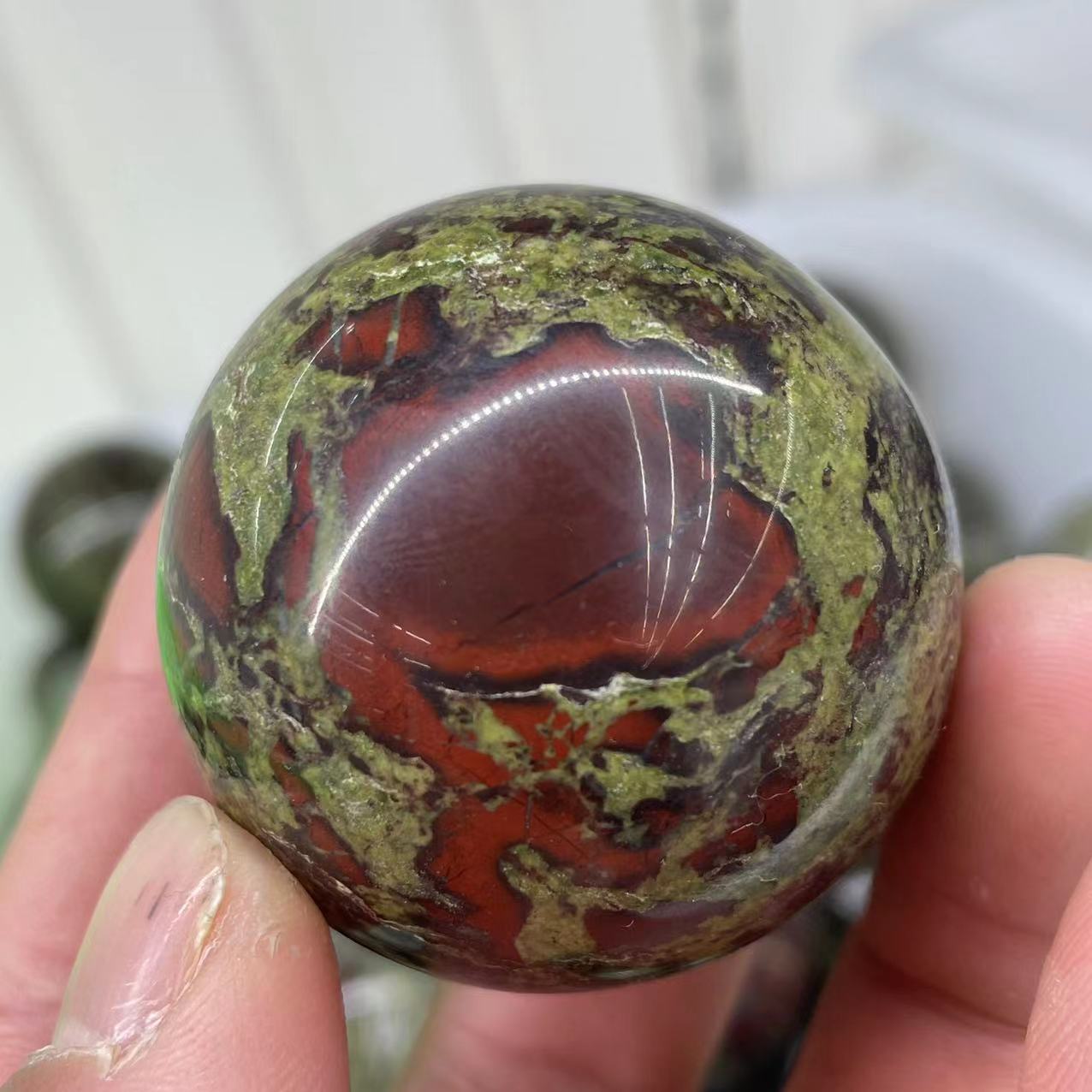 Dragon Blood Quartz Crystal Sphere - thebodymindsoulshop