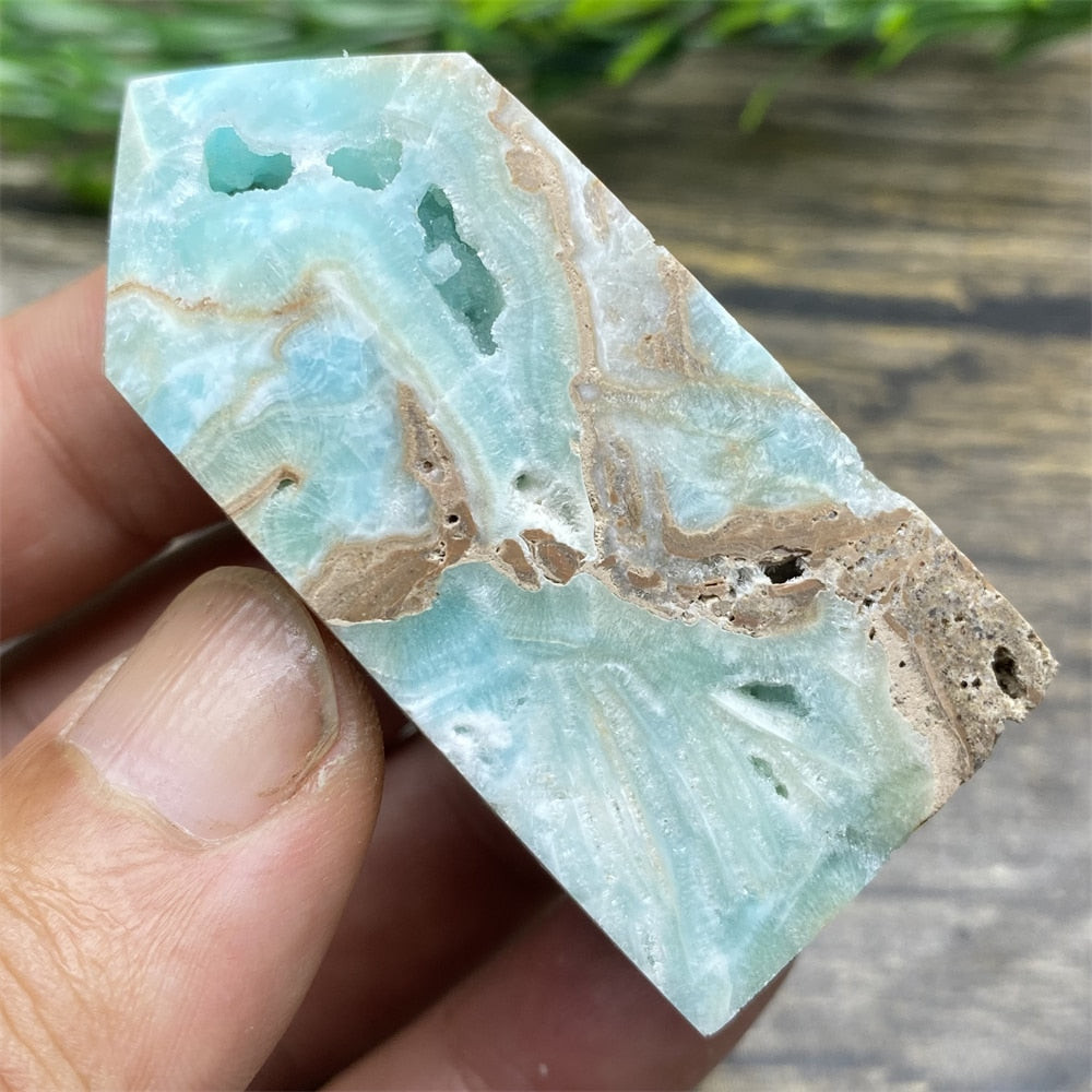 Hemimorphite Blue Tower - thebodymindsoulshop