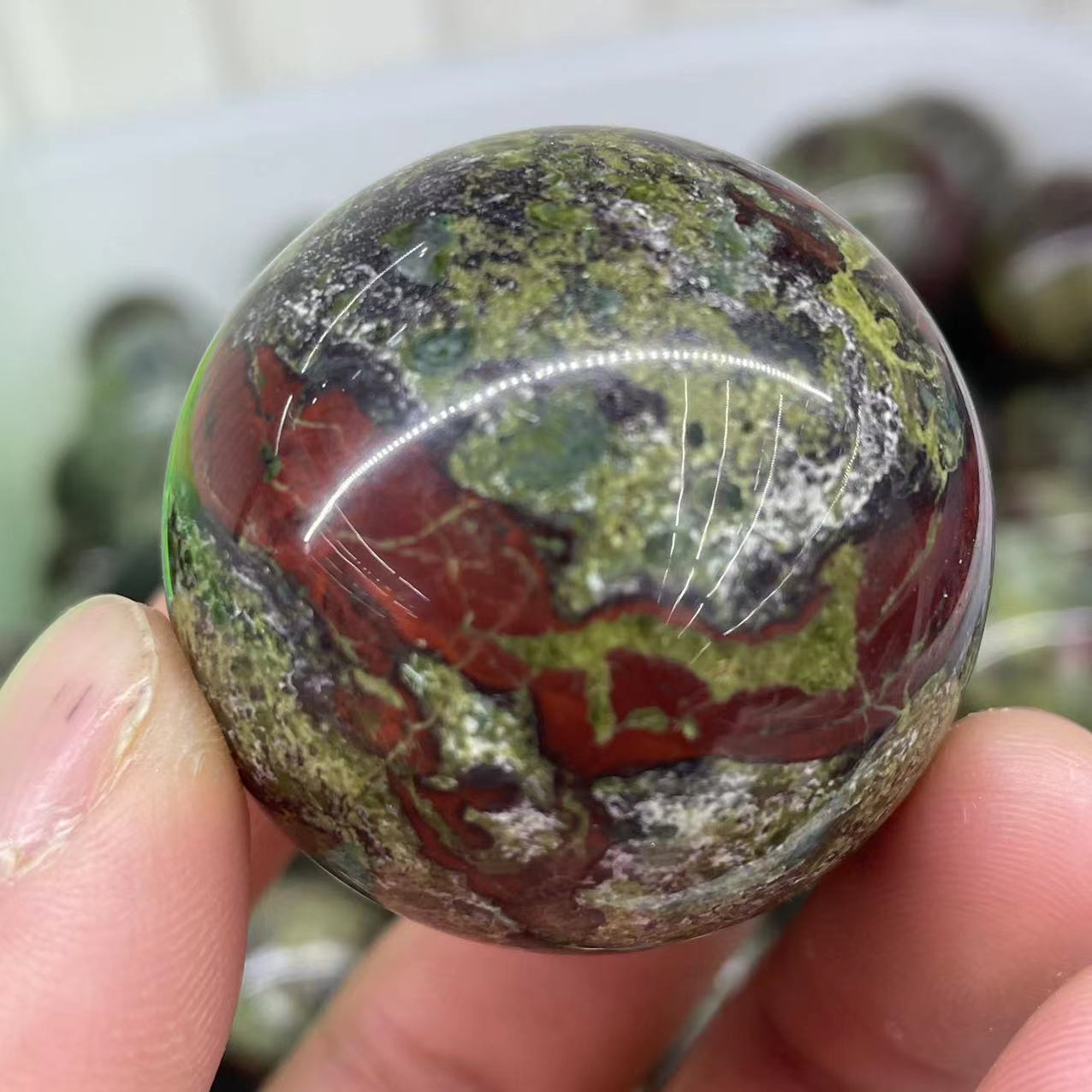 Dragon Blood Quartz Crystal Sphere - thebodymindsoulshop