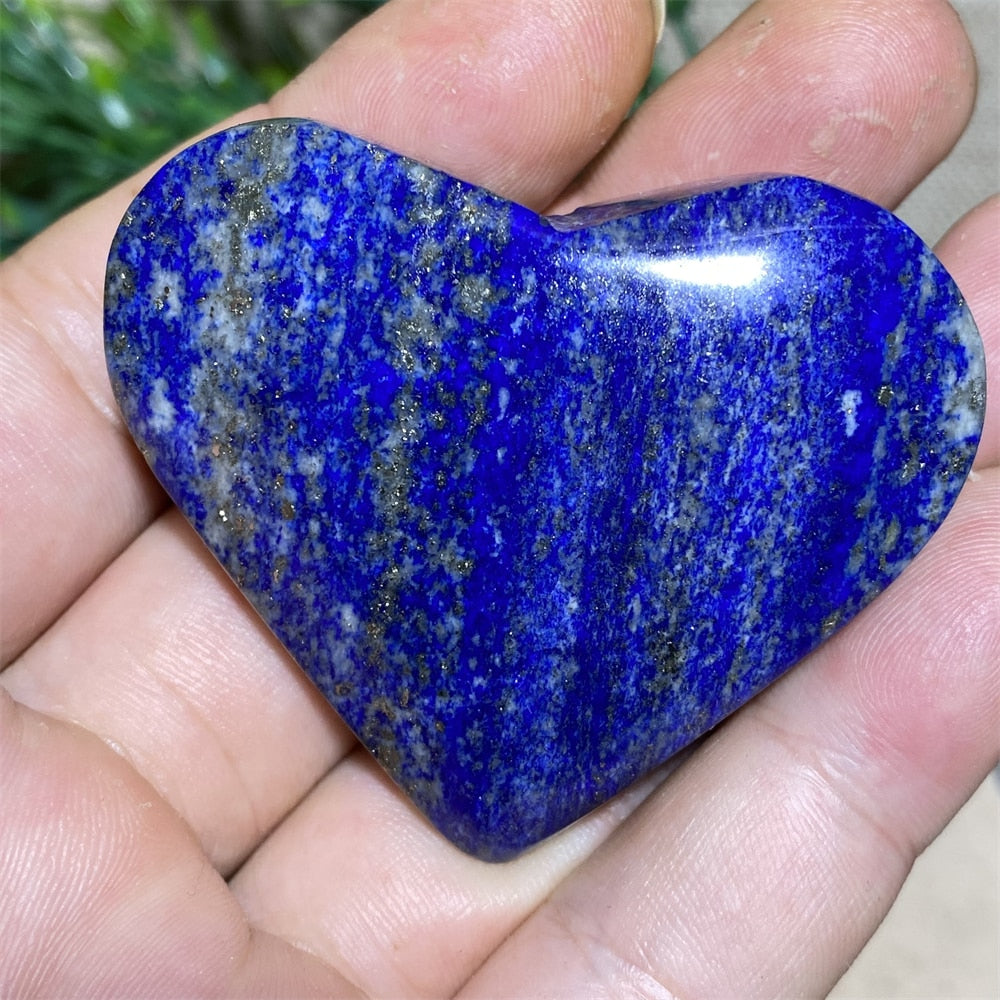 Lapis Lazuli Blue Heart - thebodymindsoulshop