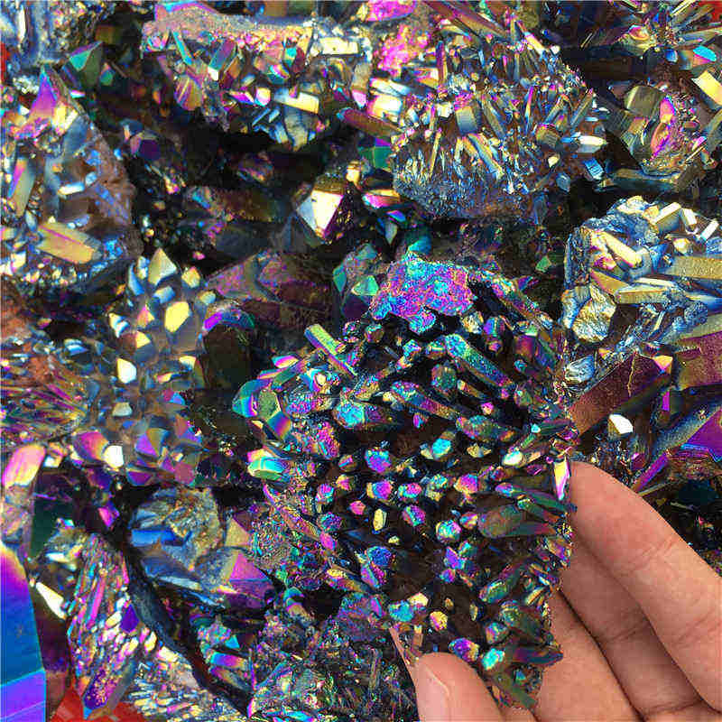 Rainbow Titanium Bismuth Quartz Crystal - thebodymindsoulshop