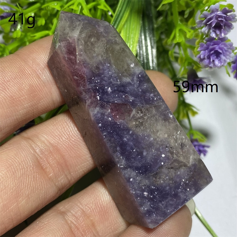 Unicorn Tourmaline And Mica Sheet Pillar - thebodymindsoulshop