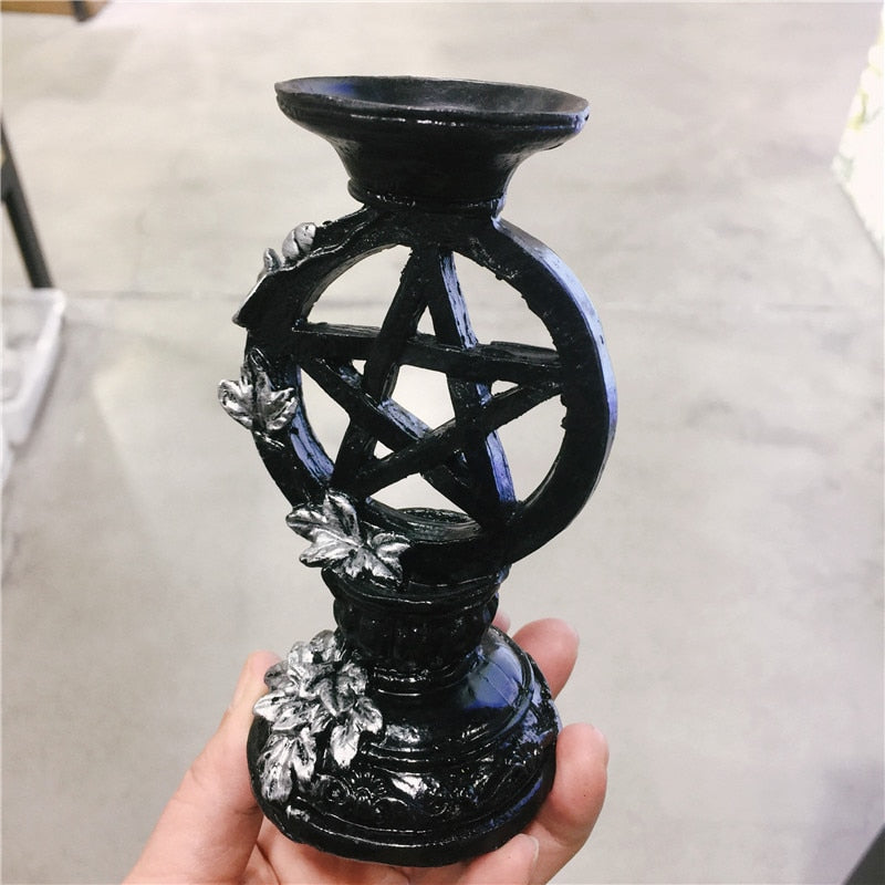 Resin Pentagram Stand For Crystal Ball - thebodymindsoulshop